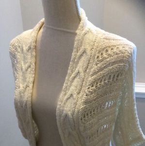 Beautiful sweater  cream shrug